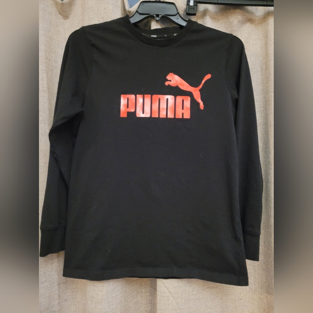Puma Black Crew Neck Shirt
